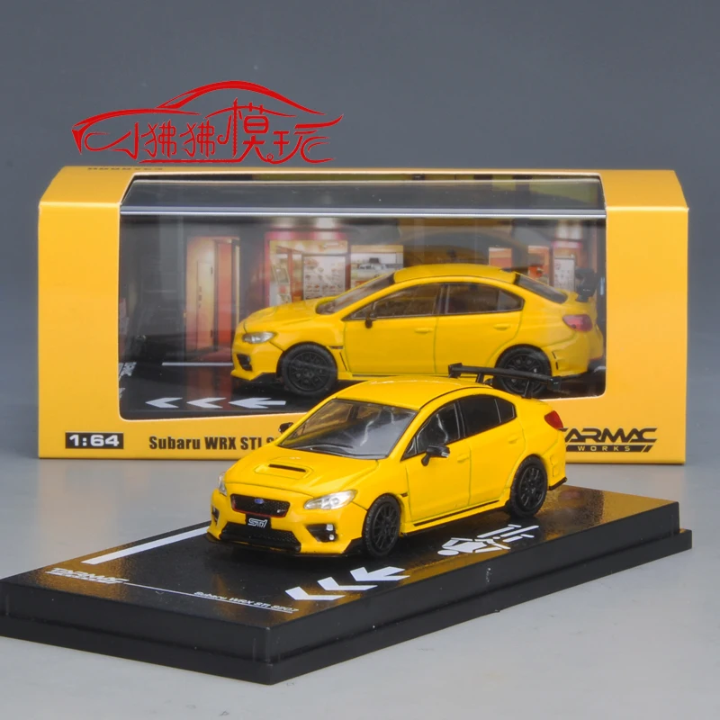 

Tarmac Works 1:64 Impreza WRX STI Rally Collect limited edition resin car model toys