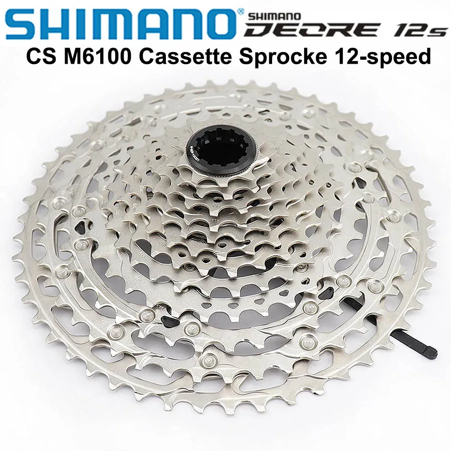 Новое поступление кассета Shimano Deore CS M6100 звездочка свободное колесо горный