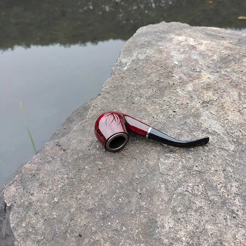 COURNOT прочная деревянная трубка для табака ручной работы 135 мм металлическая чаша