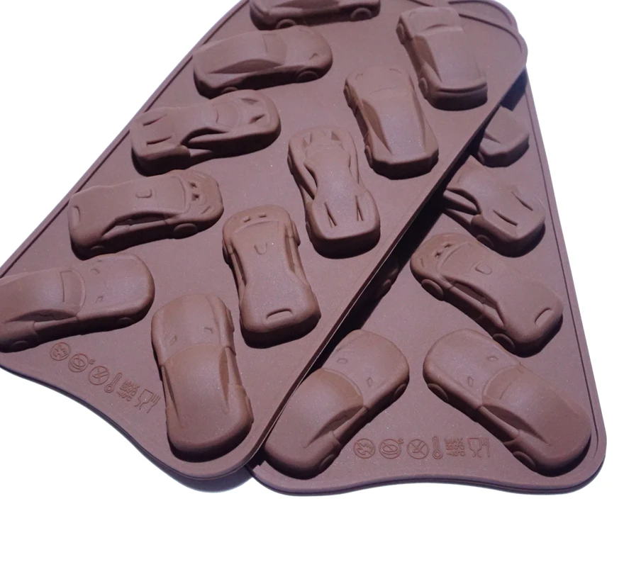 Коричневые силиконовые формы для шоколада поднос льда инструменты выпечки
