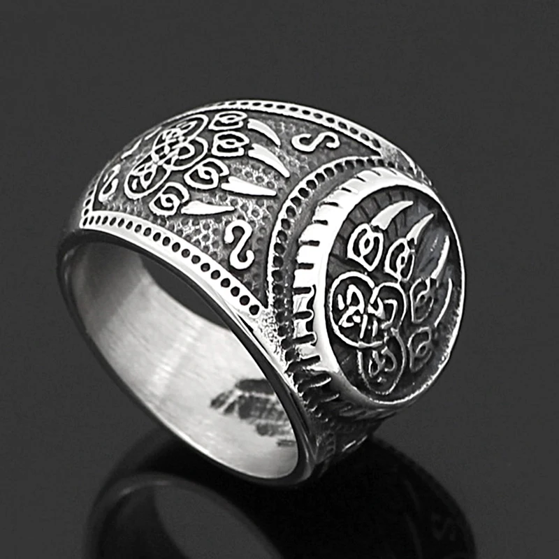 Скандинавский Викинг кольцо в стиле ретро для мужчин и женщин амулет с кельтским