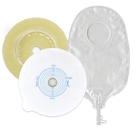 urostomy bags kits two pieces urine bags stoma care max cut 45mm factory wholesale anti leak durable urostomy bag