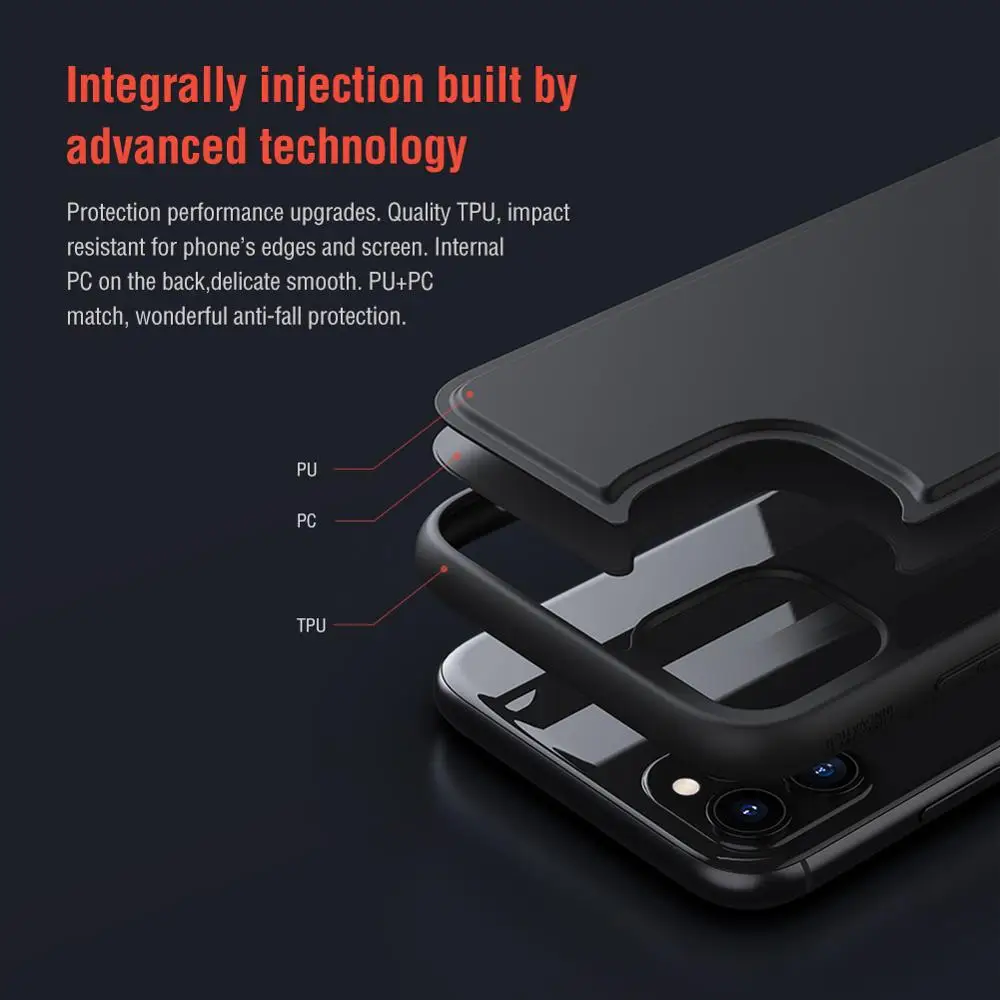 For iphone 11 case NILLKIN Magic Pro QI Wireless Charging Receiver Back Cover Funda Max cover | Мобильные телефоны и