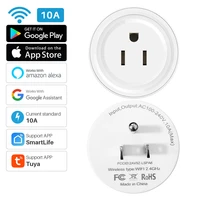 tuya smart plug wifi power socket us 10a wireless outlet with timing smartlife app remote control works with alexa google home