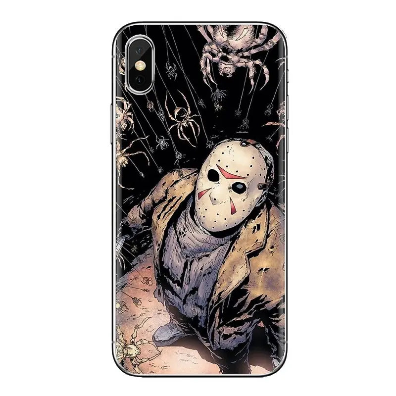 For Samsung Galaxy A3 A5 A7 A9 A8 Star A6 Plus 2018 2015 2016 2017 Silicone Phone Cases Cover Jason Vorhees Friday the 13th mask |