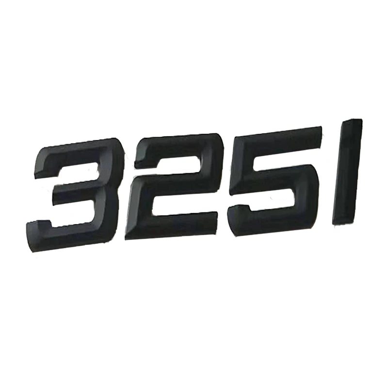 Новинка черная Автомобильная наклейка с буквами 3D ABS GT логотипом эмблемы для BMW 320i