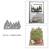 forest background metal cutting dies for diy scrapbook album paper card decoration crafts embossing 2021 new dies