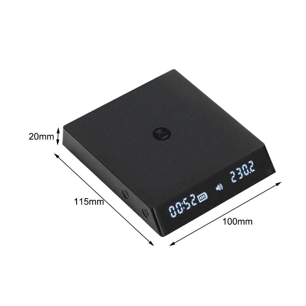 TIMEMORE-b&aacute;scula electr&oacute;nica Nano para caf&eacute; expreso, balanza inteligente con temporizador autom&aacute;tico, 0,1g, color negro-1