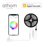 ATHOM Homekit умный дом Siri Голосовое управление WIFi RGB Светодиодная лента управления 5 в-24 в