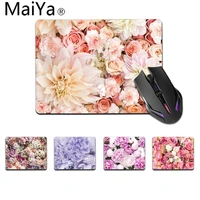 maiya top quality elegant pink purple peony flower rubber mouse durable desktop mousepad%c2%a0 top selling wholesale gaming pad mouse