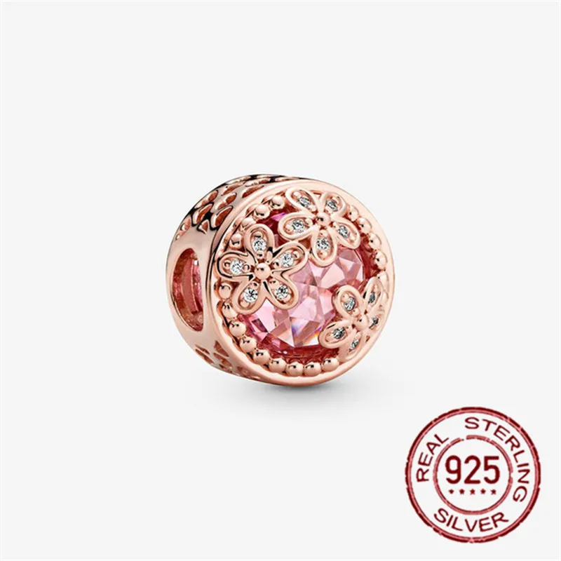 

Daisy 2020 New 100% Real 925 Sterling Silver Charm Bead Beads Fit Original Pandora Bracelets DIY Jewelry For Women Gift Party