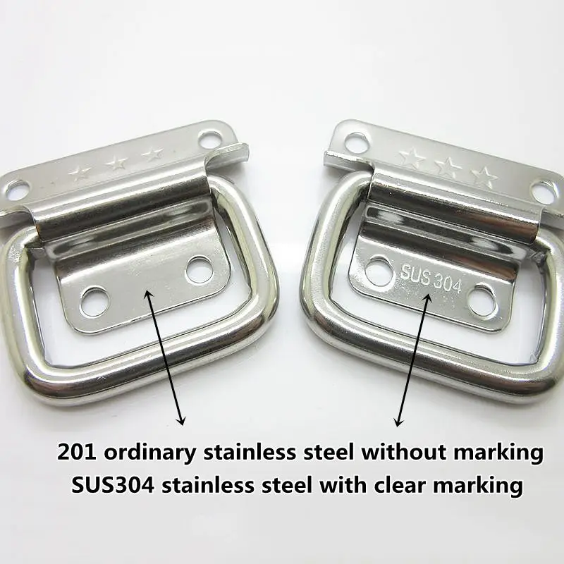 Утолщенная нержавеющая сталь коробка кольцо ручка сумка воздушный ящик