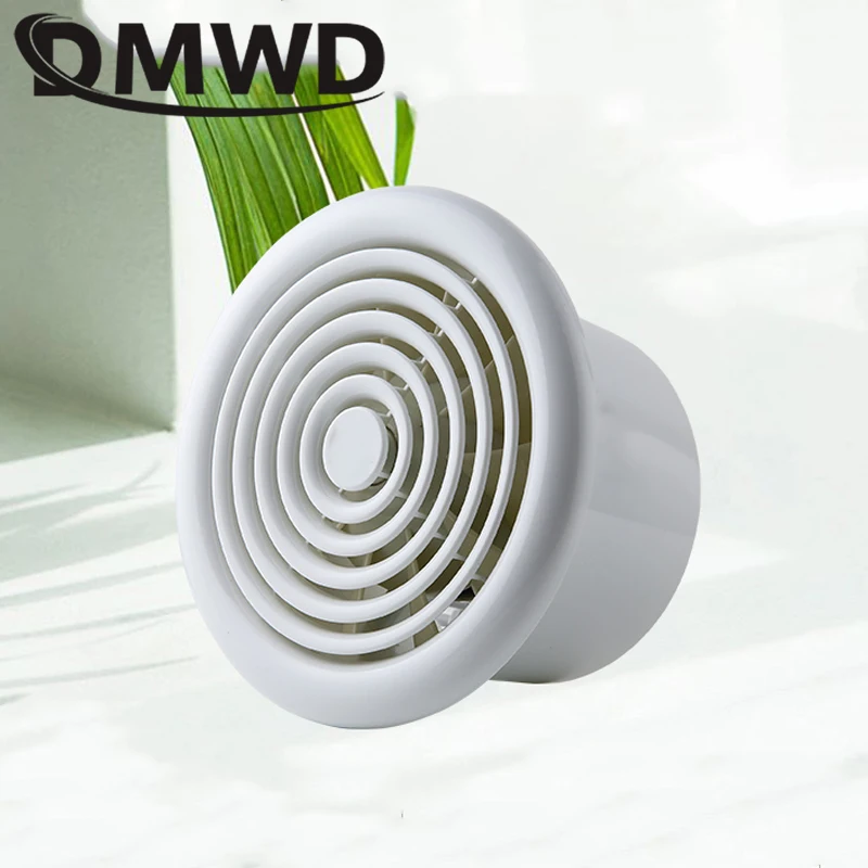DMWD вытяжной вентилятор кухонный для туалета 4 дюймовый жалюзи окон металлическая