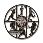 Бейсбол, баскетбол, футбол, хоккей, футбол, теннисные мячи, игра, бесшумные кварцевые виниловые настенные часы, детская комната, спортивные Подвесные часы