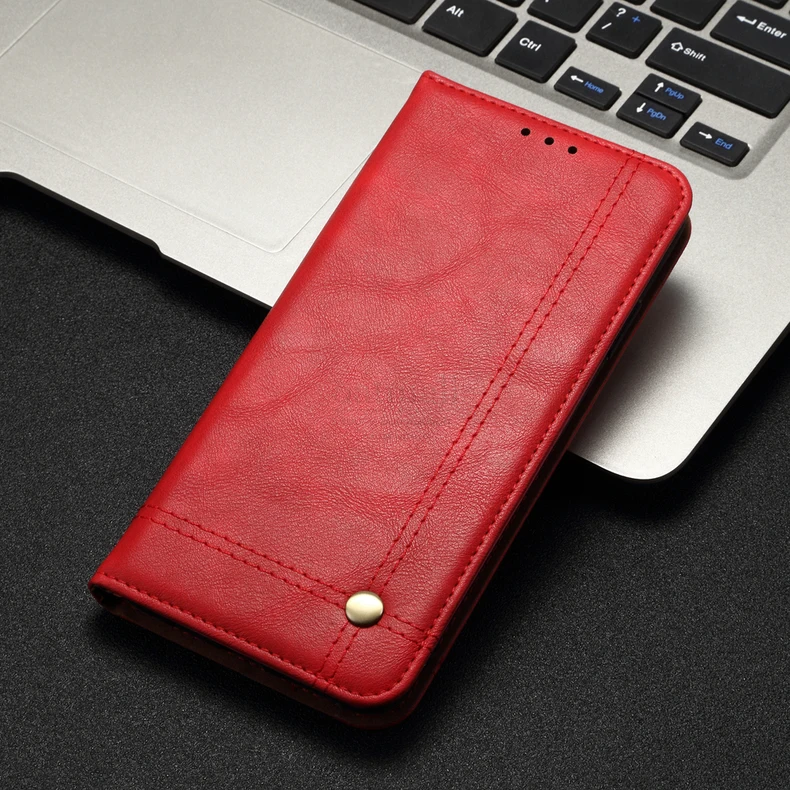 Роскошный тонкий кожаный чехол-книжка в стиле ретро для Xiaomi Redmi Note 8/8 T/8 Pro, чехол-кошелек с подставкой для карт, Магнитный чехол-книжка, чехол для телефона