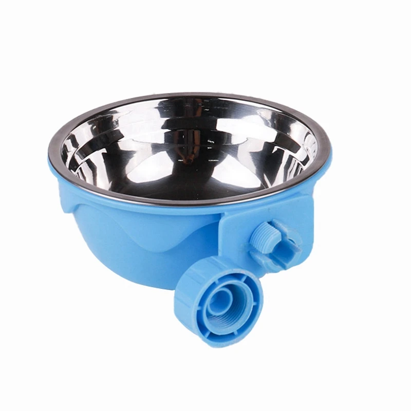 Домашний животный висячий кормушки Нержавеющая сталь подачи для домашних