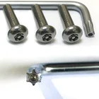 Набор противоугонных винтов и гаек, 4 шт., автомобильные противоугонные винты для Крепления номерного знака, металлические аксессуары, универсальные автомобильные товары