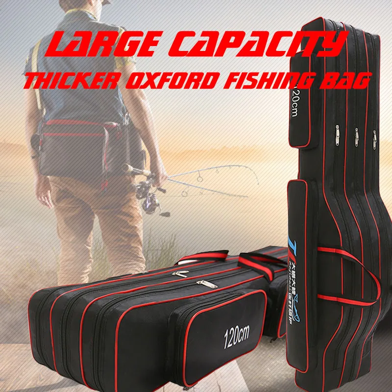 Оксфордская Рыболовная Сумка 120 см 2/3 слоя складная удочка сумка для живота