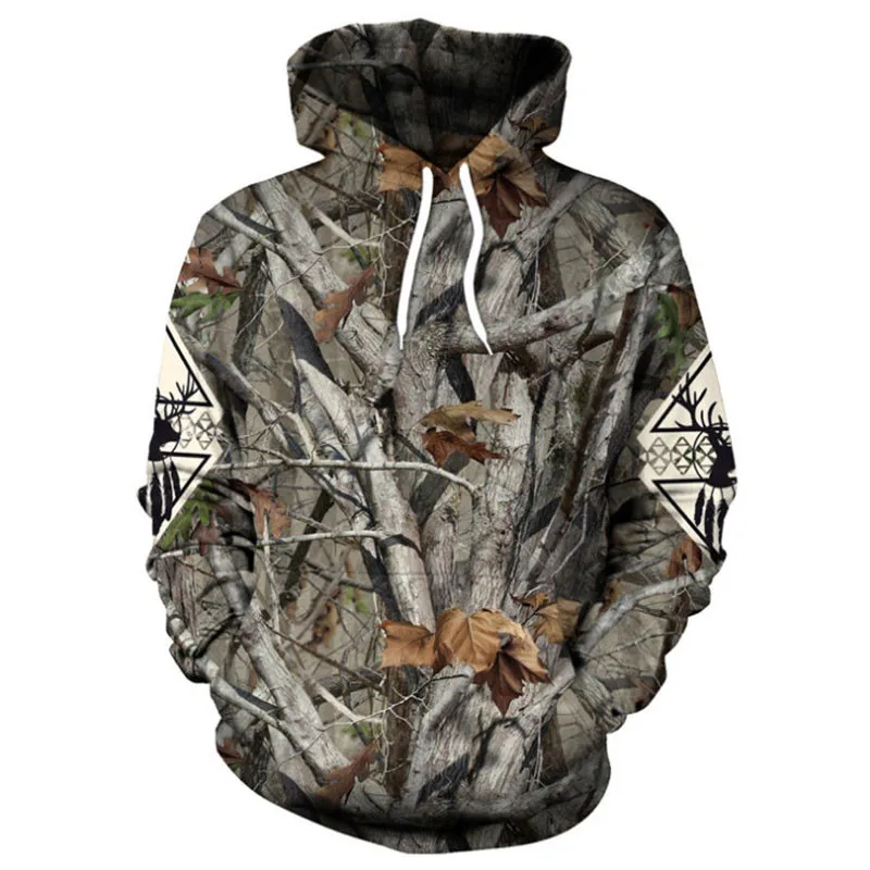 

Maple Leaves Camouflage 3d Print Hoodies Men Women Outdoor Fishing Camping Hunting Hooded Pullover Harajuku Cool Hoodie Coat
