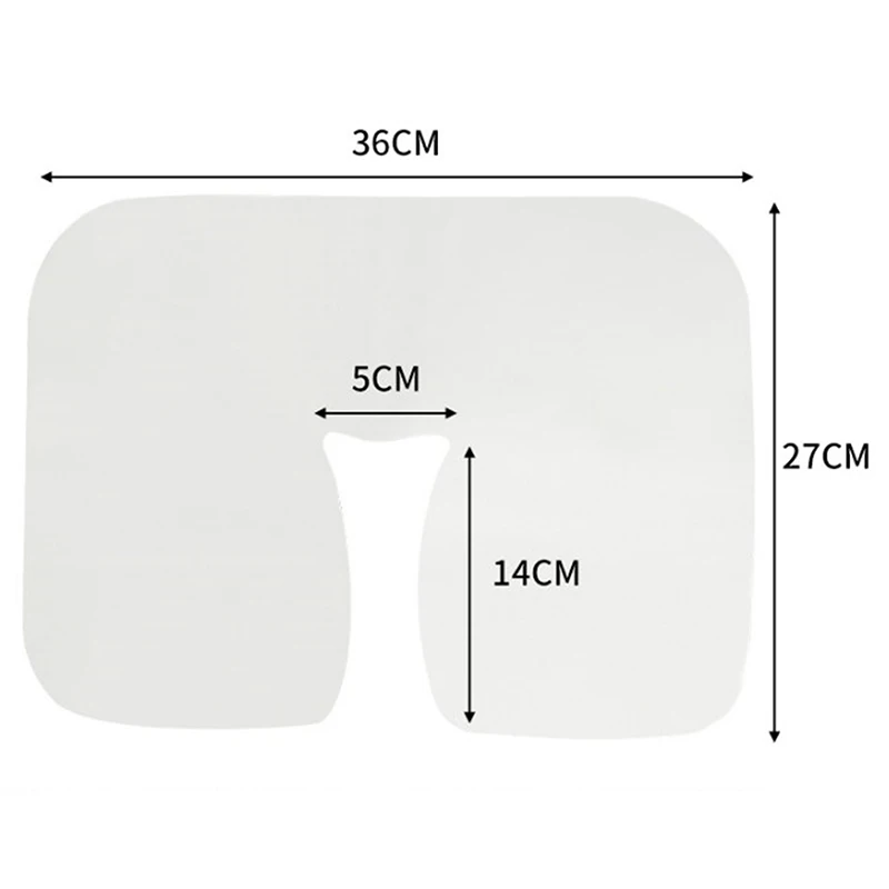 100 шт./пакет одноразовая подушка для головы полотенце лица массажное специальное