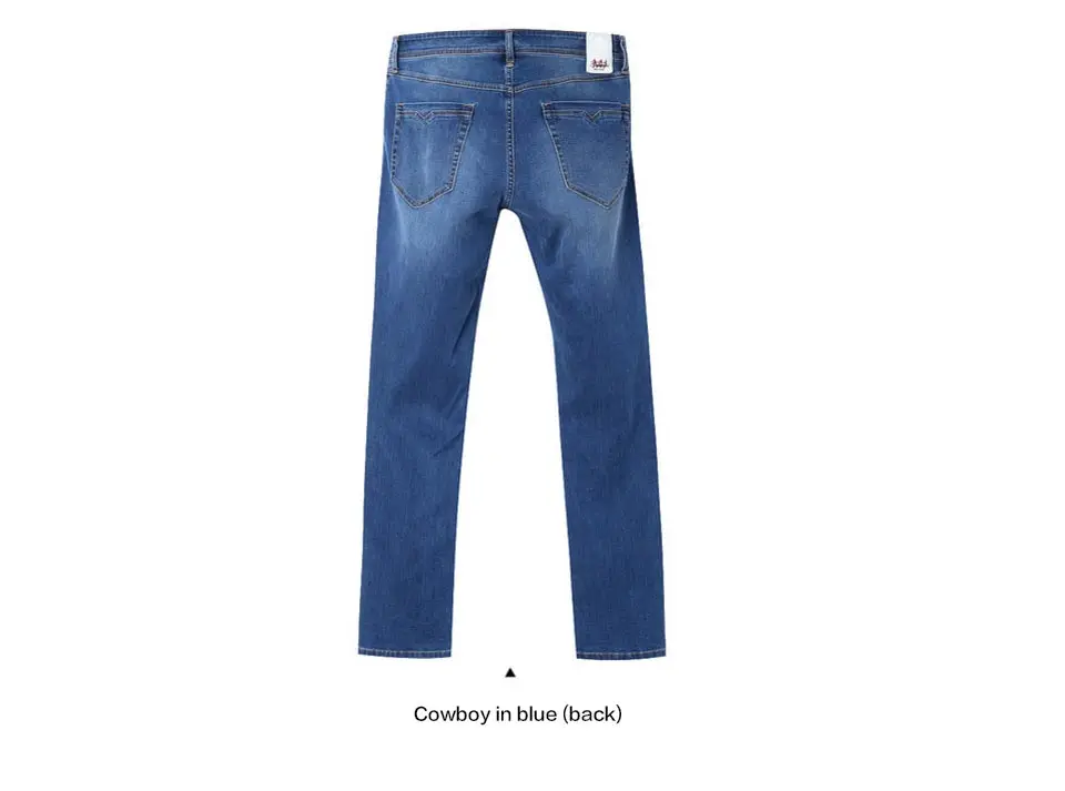 Metersbonwe прямые джинсы мужские Весна Осень Новые повседневные Молодежные трендовые тонкие джинсы мужские s брюки мужские брюки