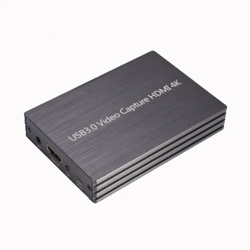 

Converter Video Card Live Streaming Portable for To USB3.0 4K 1080P 60fps Audio Grabber For Game Recording Computer