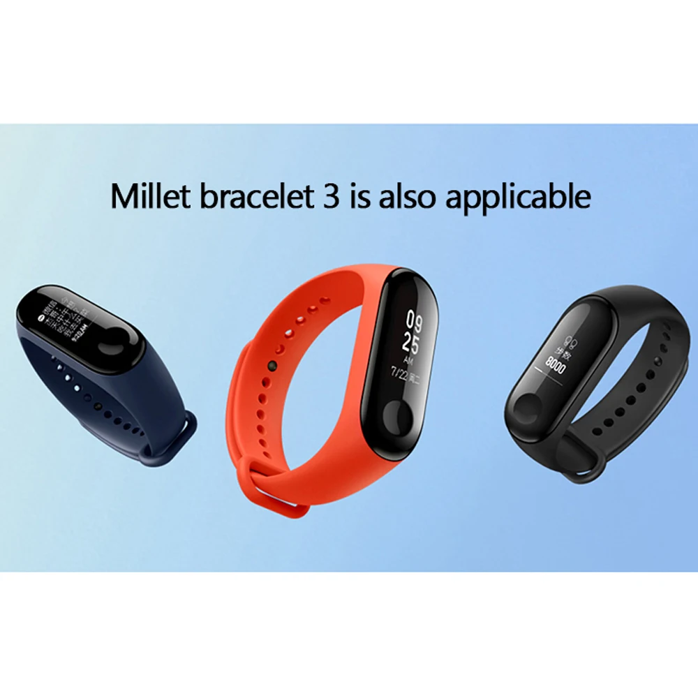 Оригинальный силиконовый браслет Xiaomi Mi Band 4 3 розовый ремешок для запястья