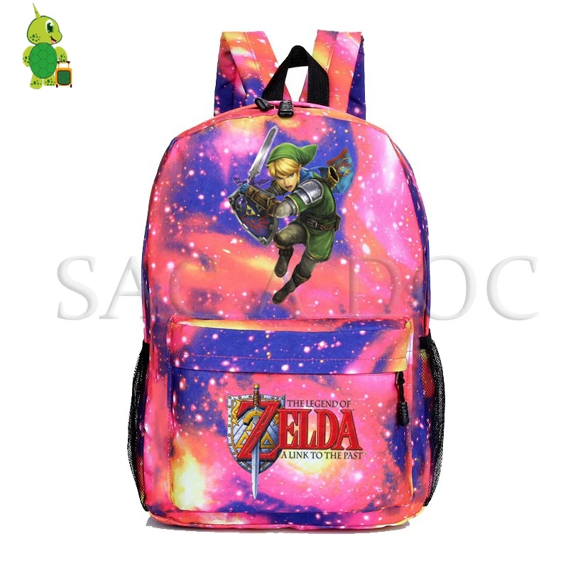 11 Легенда о Зельде игровой рюкзак для Galaxy Link Majora's Mask школьные сумки для подростков девочек мальчиков путешествия рюкзак Детский рюкзак для книг - Цвет: 11