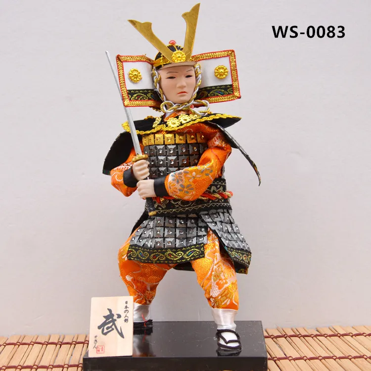 MYBLUE 30 см японский самурай каваи с мечом катана скульптура ниндзя японская