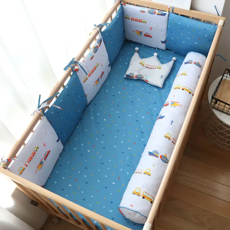 Детский бампер для новорожденных хлопковые мягкие бамперы в детской кроватке