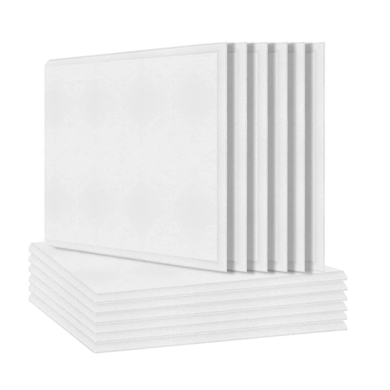 

Набор из 12 Акустические панели, изготавливаем звукоизоляционные обивка, скошенный край звукопоглощающие панели, акустическая панель для а...