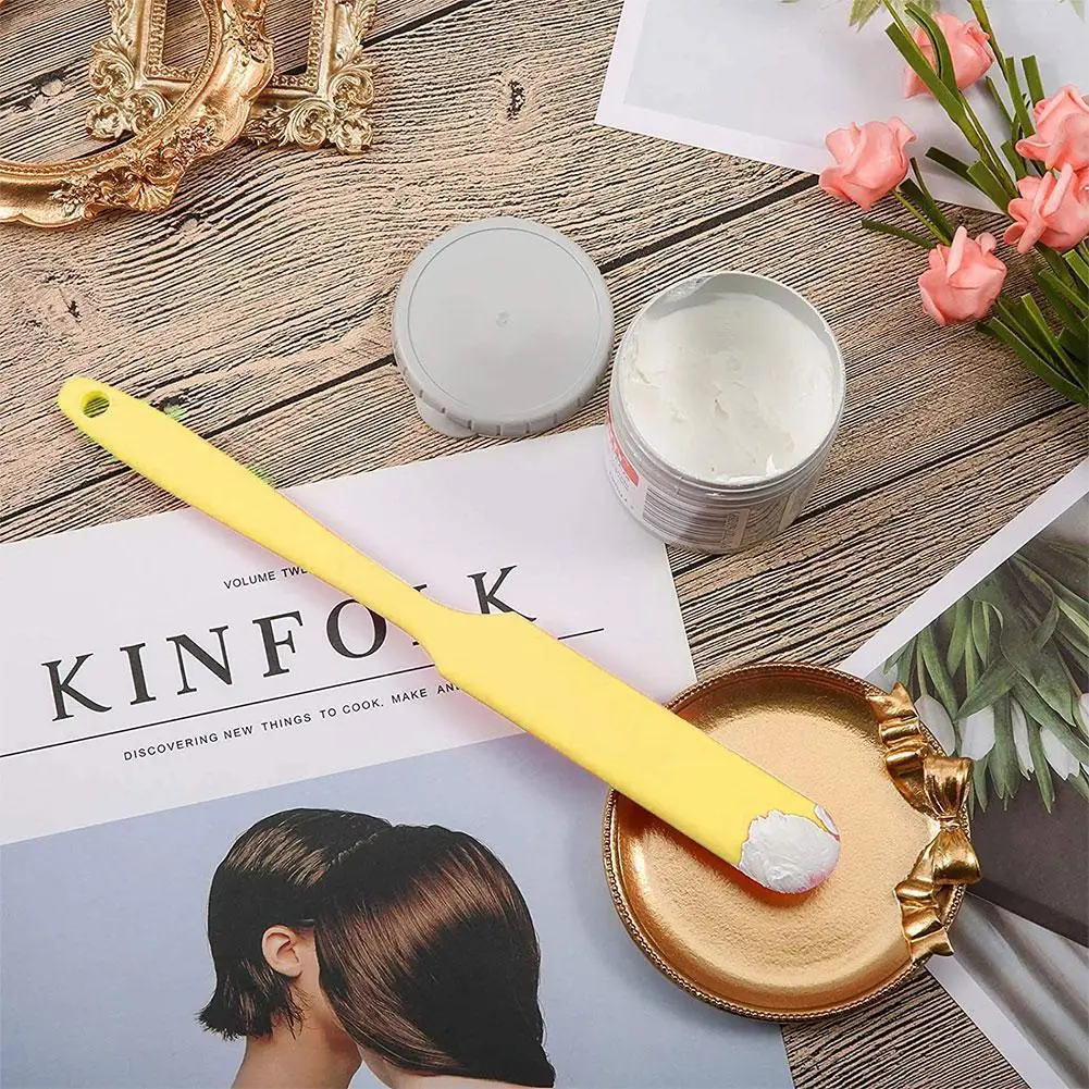 

1pcs Reusable Silicone Wax Applicator Scraper Wax Spatulas Wax Tools Removal Sticks Hair Body Hair Removal R9G3