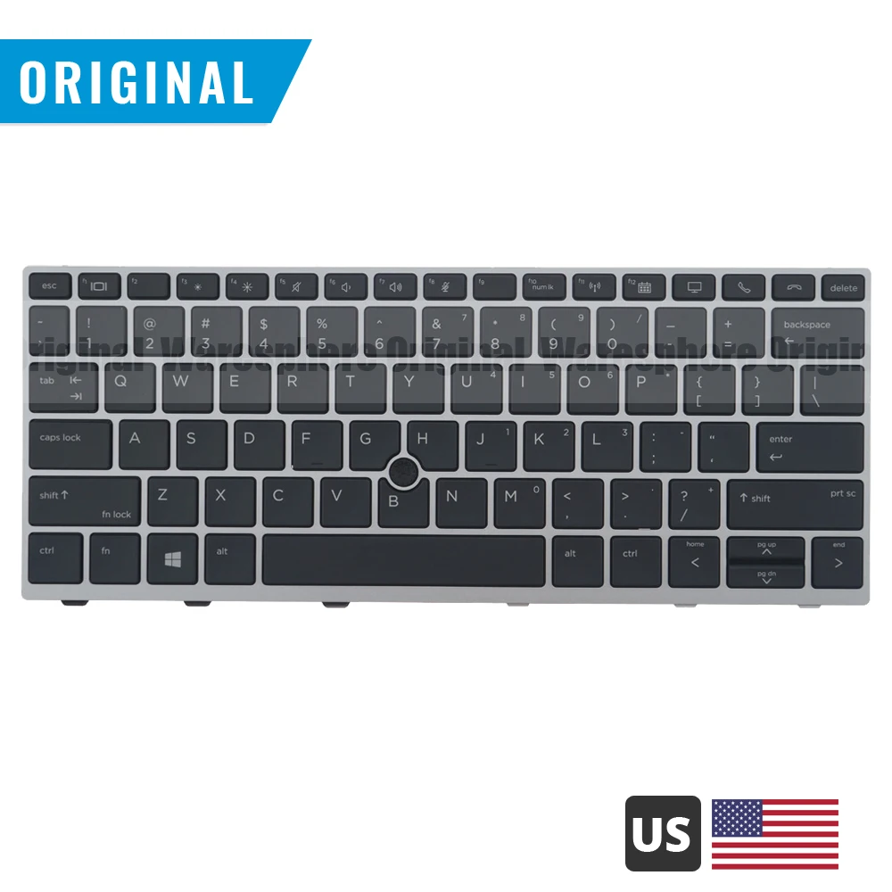 Новая Оригинальная клавиатура с подсветкой US W/N для HP Elitebook 830 735 G5 мышью