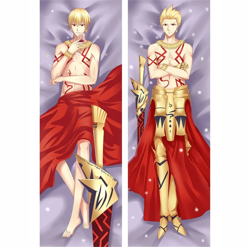 

Мужской японский аниме Fate Stay Night Zero Archer Gilgamesh диванная подушка Otaku Dakimakura подарок постельное белье обнимающая Подушка Чехол