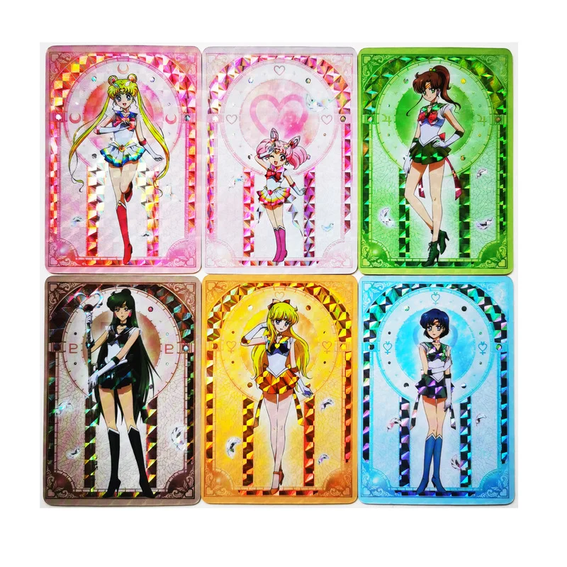 

10pcs/set Sailor Moon Mizuno Ami Hino Rei Eternal Character Card Sexy Girls Hobby Collectibles Game Anime Collection Cards