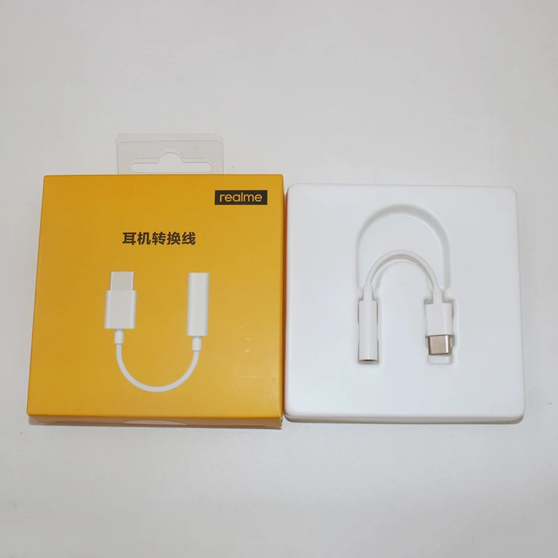 Оригинальный Realme 3 5 мм до Тип C аудио кабель для разъема наушников чтобы USB адаптер