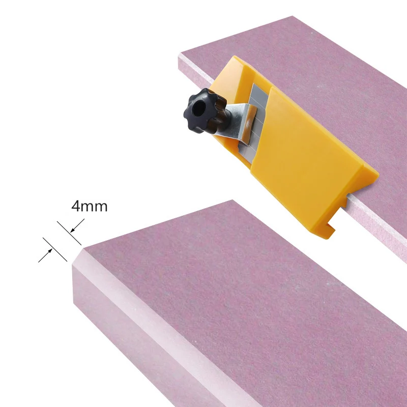 

Gypsum Board Hand Plane ABS Plastic Plasterboard Planing Tool Flat Square Drywall Edge Chamfer Woodworking