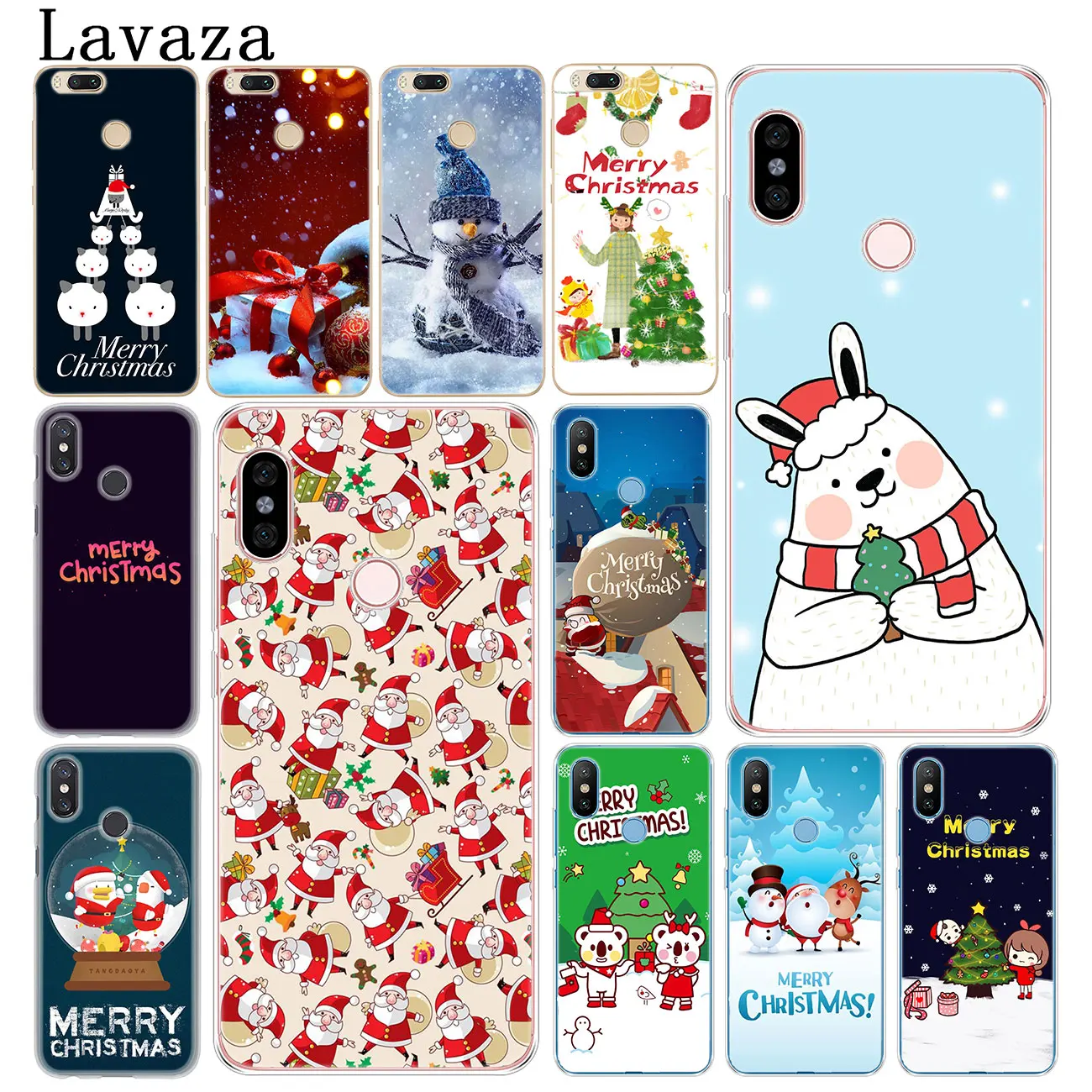 Lavaza задний фон с веселой рождественской елкой чехол для телефона Xiaomi Redmi K20 Pro 8A 7A 5A