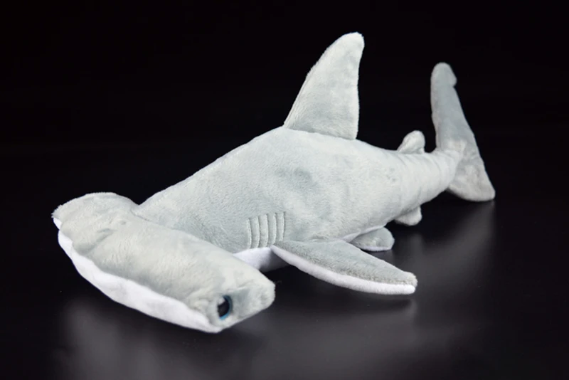 1" супер мягкая Молот плюшевая игрушка «Акула» имитация серая акула мягкие игрушки куклы подарок на день рождения для детей