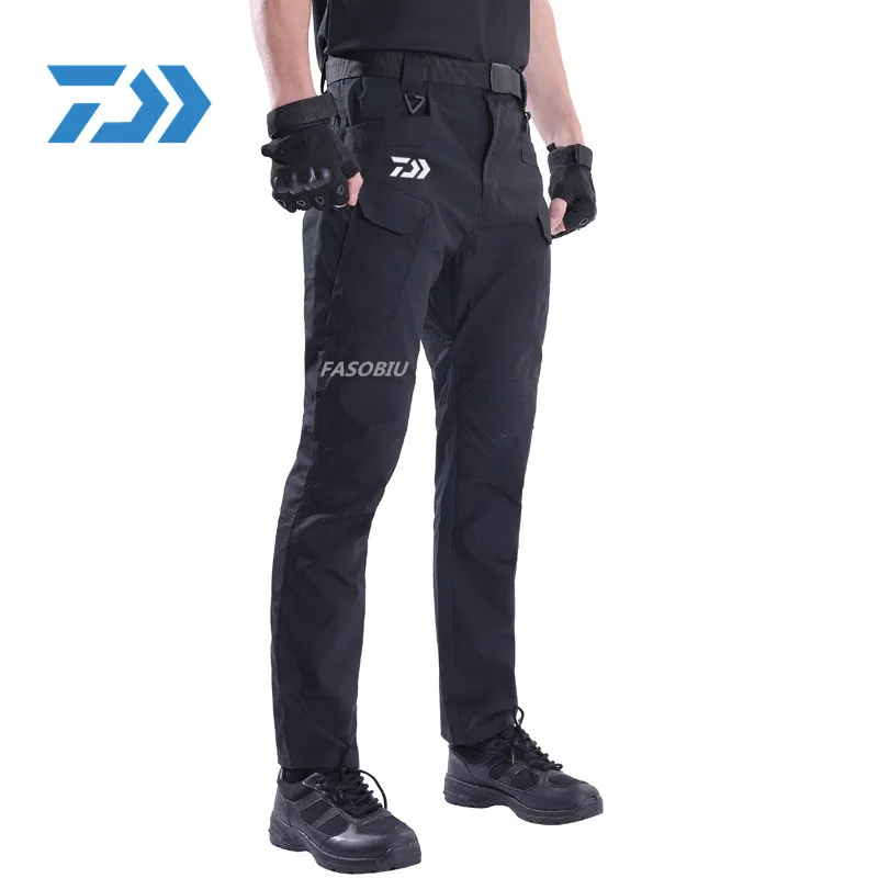 

New Daiwa Fishing Pants Outdoor Camping Hiking Suit Sport Wear Men Trousers Python Hiking Army Camouflage Suit Fishing Pants
