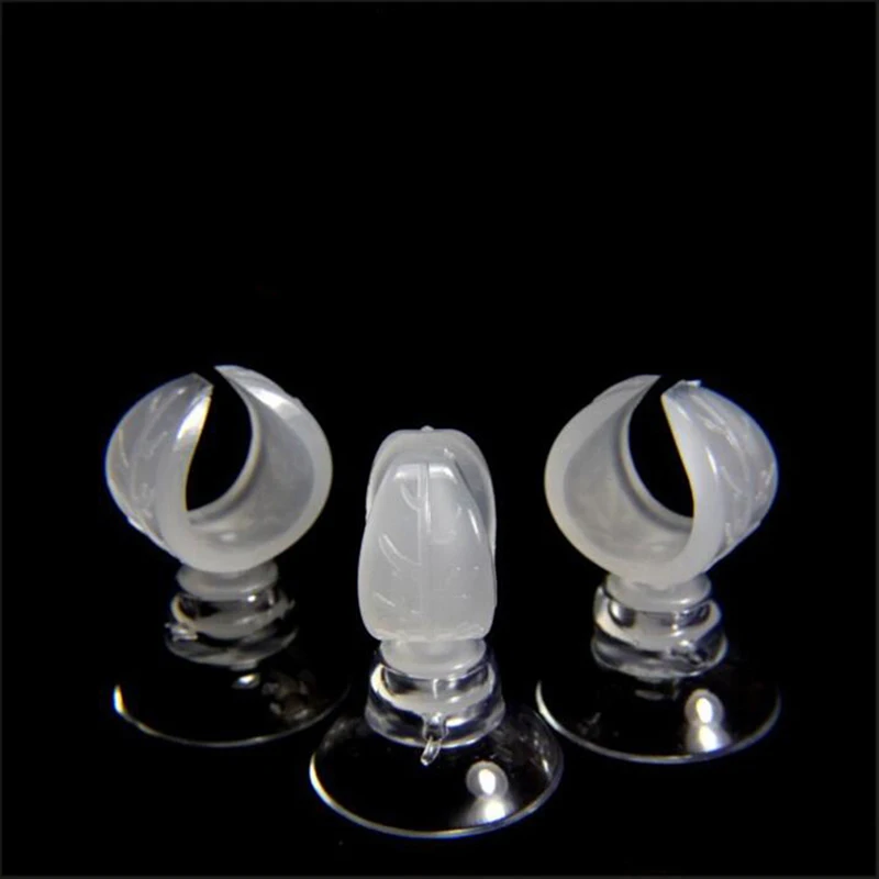 

4pcs/set Clamp and Suction Cup Fish Airline Tube Holders Silicone Aquarium Suction Cup Clips Hose Clamp Aquarium Accessory