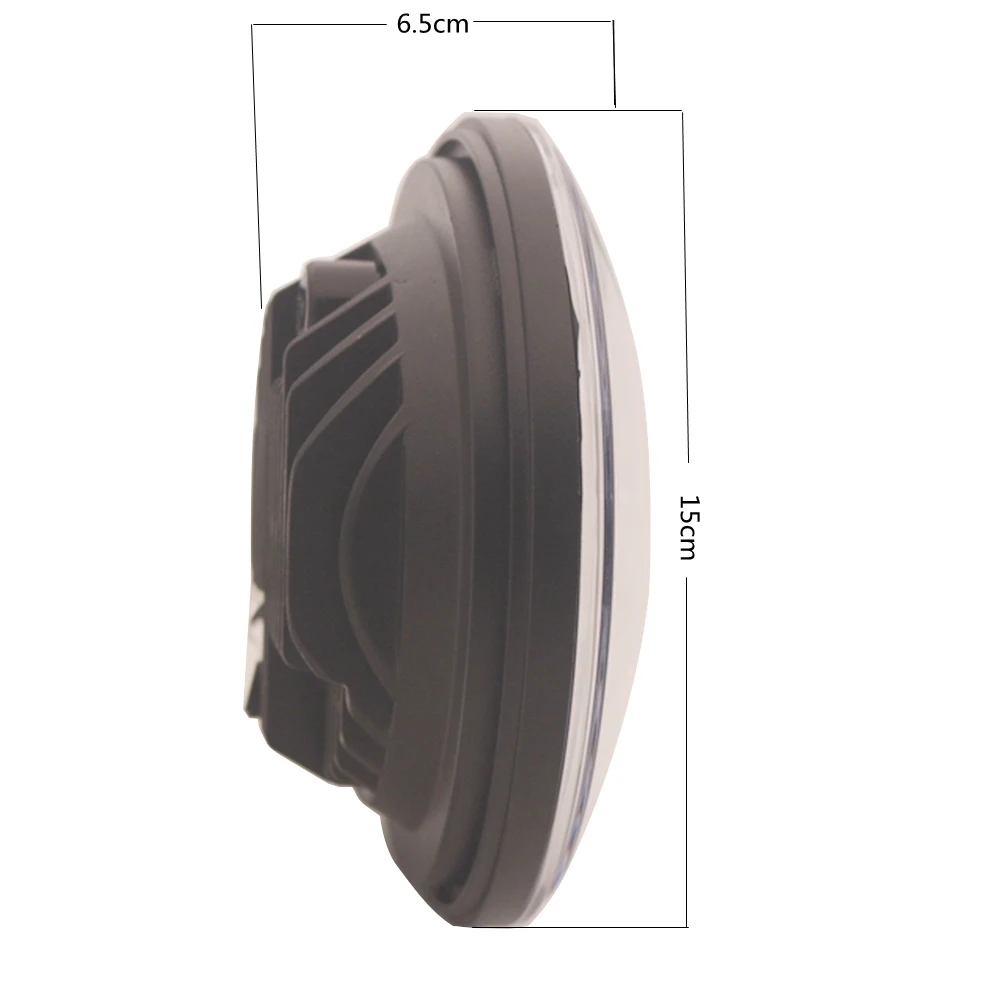 Корпус фар мотоцикла 5,75 дюймов светодиодный фонарь для Honda Shadow Harley Suzuki Мотоциклы метрические велосипеды крейсера чопперы