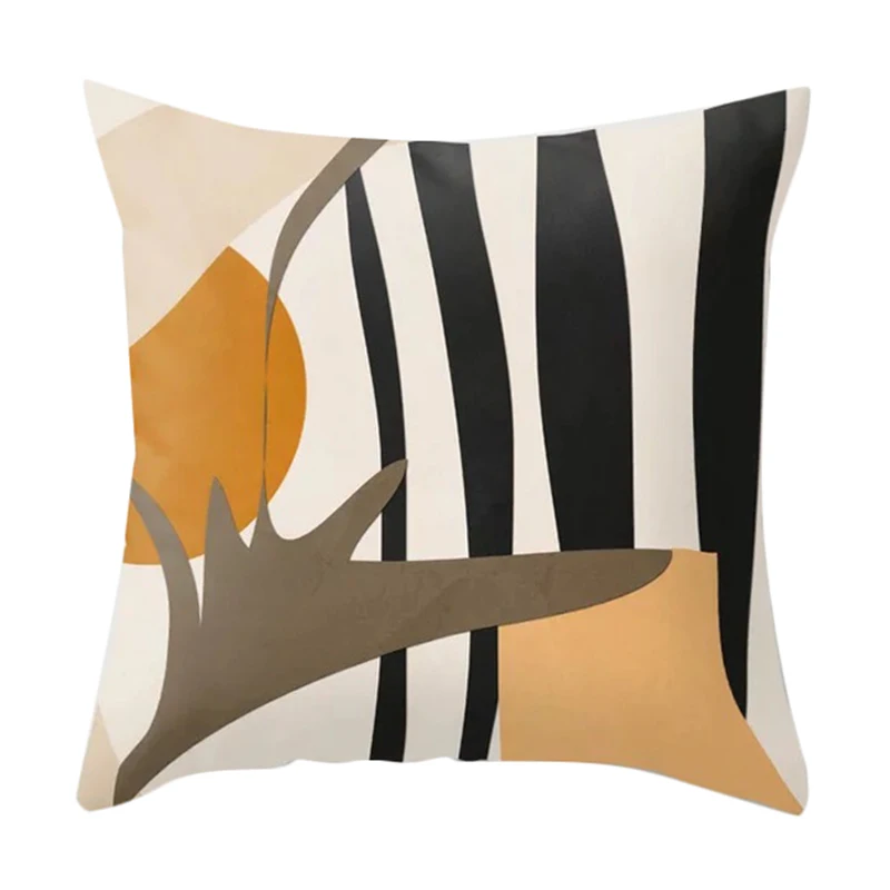 

45x 45cm Fashion Art Printing Cover Soft Pillowcases Colorful Pillow Case Polyester Cushion Case Decorative Pillow Home Decor