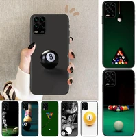 billiards lovers style cartoon phone case for xiaomi redmi note 11 10 9s 8 7 6 5 a pro t y1 anime black cover silicone back pre