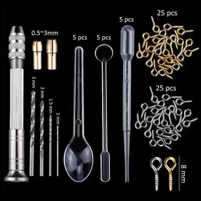 83 шт. набор кристаллических клеевых форм ручной работы инструментов для