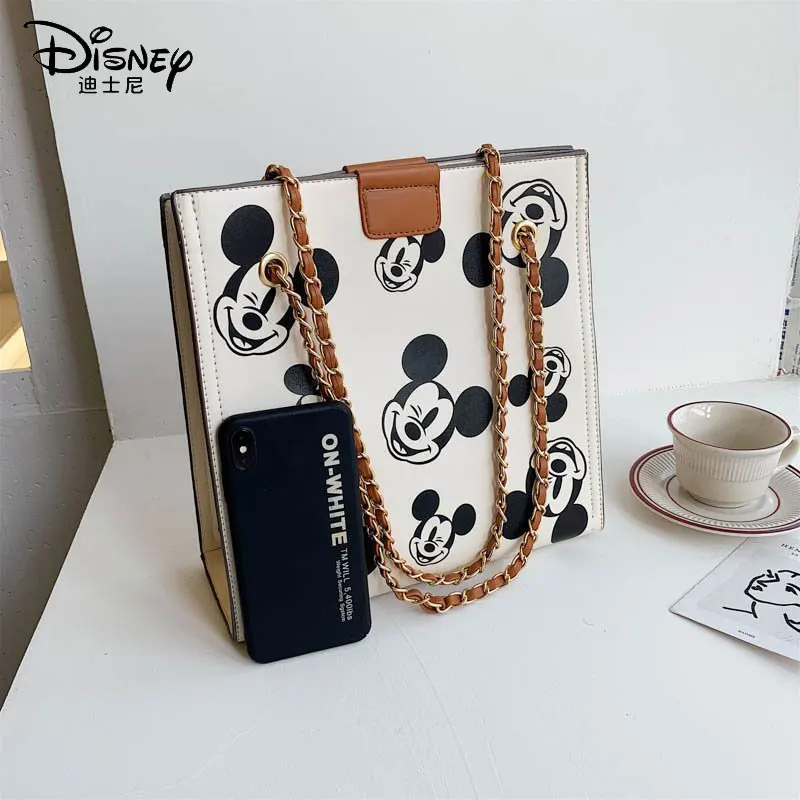 Женская сумка через плечо из ПУ кожи Disney сумка-мессенджер с Микки Маусом для