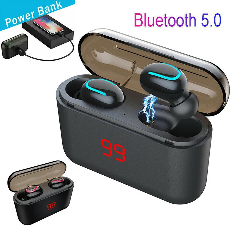 Wireless Earphones Mini Bluetooth 5.0 Stereo Earbuds With Charging Box For Xiaomi mi8 mi9 Redmi Note7 K20PRO Huawei P30 MateX |