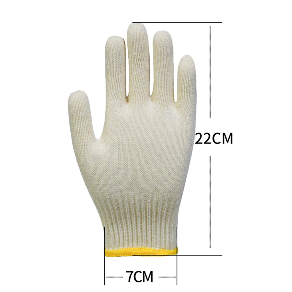 

120 pairs Knit Cotton Work Gloves | Lightweight, String Knit, For Men, Women , Bulk