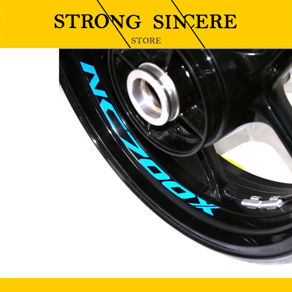 

Motorcycle Wheel Sticker Decal Reflective Rim Bike Motorcycle Suitable for HONDA NC 700X