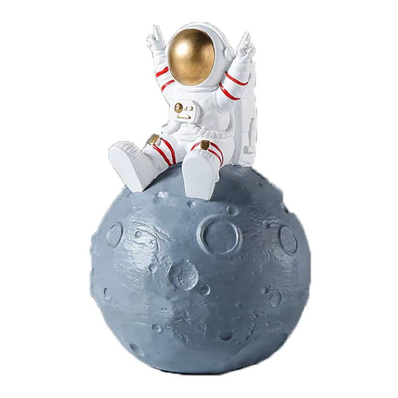 Аксессуары для украшения дома Современные гостиной астронавт миниатюрные фигурки креативный Копилка